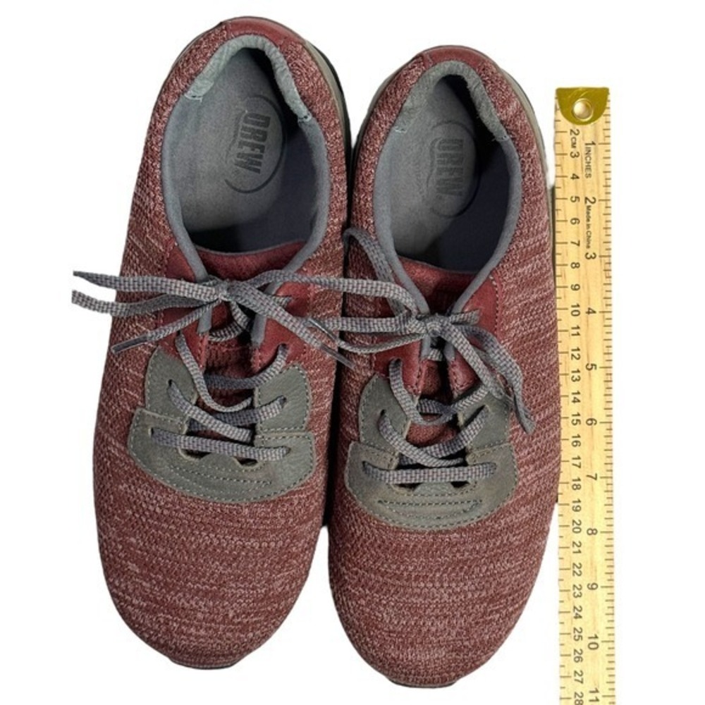 Drew Womens 8.5 XW Terrain Burgundy Gray Orthopedic Walking Shoes Sneakers - Picture 10 of 10